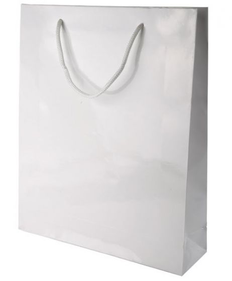 imprint Personalized Laminated Paper Shopping Bags, Customized